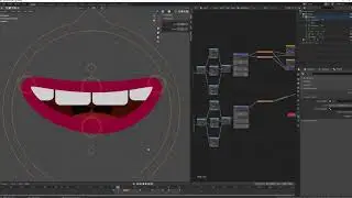 Blender 2D Mouth Rig with Curves and Textures