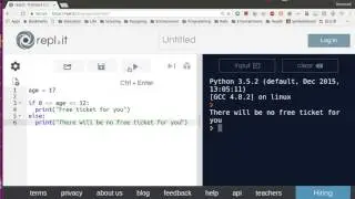 One Minute Python 005 - If Else Statement in Python