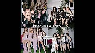 COACHELLA 2019 OR COACHELLA 2023 ?#blackpink #jisoo #Jennie #rosé #Lisa #kpopgirlluvlyz #capcut