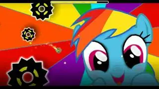 Ponies! Geometry Dash - Rainbow Dash by Filaret (hard 4)