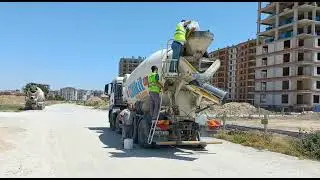 Cihan Bahçe Konakları Hydroisol Beton Su Yalıtımı Katkısı Uygulama Videosu