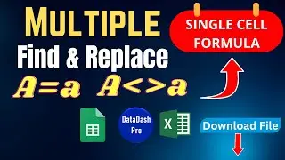 The Magic Formula: Find & Replace Multiple Words in 1 Excel Cell