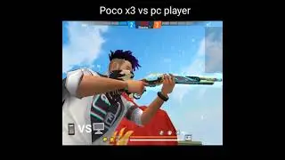 POCO X3 pro vs Pc player 🔥 handcam king😈 