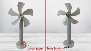 How To Make Table Fan | Table Fan Kaise Banaye | Table Fan