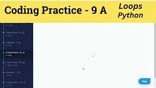 Coding Practice -  9  A  || Loops - Answer || Python || NxtWave || CCBP 4.0