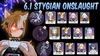 6.1 Stygian Onslaught with Machine Gun Gorou! - Genshin Impact