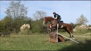 Cours de cross 15/10/21 Mathilde & Faye / Elodie & Clif