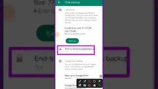 whatsapp encrypted backup password ❌⛔#shorts