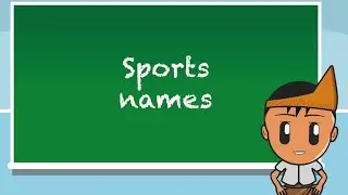 Learn Indonesian - Lesson 32 - Sports names