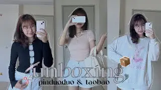 泰会买啦😍! 🇲🇾拼多多+淘宝开箱📦✂️ ¥30质感杠杠的头戴式耳机🎧 ¥30奶fufu托特包👜 ¥25兔子甜妹卫衣🐰 32