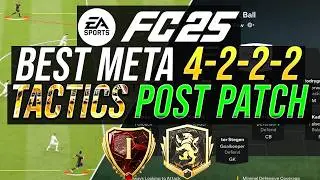 *POST PATCH* BEST META 4-2-2-2 CUSTOM TACTICS & ROLES TO GET MORE WINS - EA FC 25