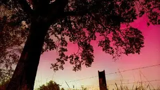 Polarlichter NRW, Timelapse. Oktober