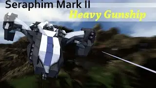 Seraphim Gunship /w Planetary Thrusters | Space Engineers