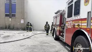 Queens 2nd Alarm Warehouse Fire