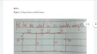 KCL- Numerical Problem (Type-1)