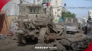 كاميرا الغد ترصد تدمير جرافات إسرائيلية للبنية التحتية بجنين وتجريف شوارع المخيم