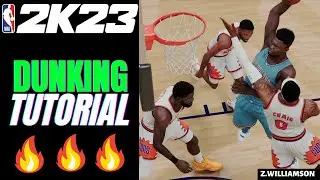 NBA2K23 HOW TO DUNK (FOR BEGINNERS)