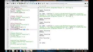 17. Python String Functions & Methods, String Module  | 