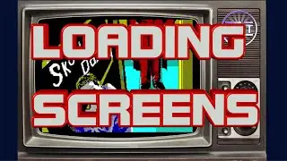Montage of ZX Spectrum Loading Screens.  Which one was your favourite Screen$ ?