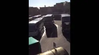 Buses at Kings Lynn bus station on Tuesday 17th February 2015. (Part 1-2)