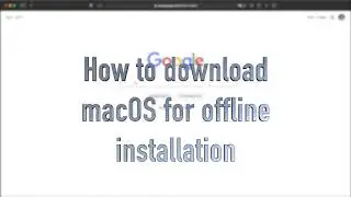 macOS Offline Installation - macadmin-scripts