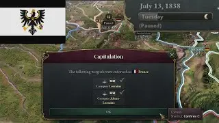 Conquering Alsace–Lorraine by 1838 (Prussia Guide)