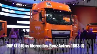 DAF XF 510 2015 vs Mercedes-Benz Actros 1863 LS 2015
