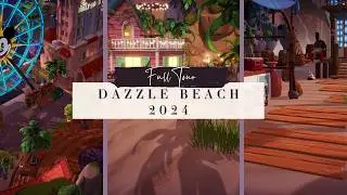 Dazzle Beach 2024 Tour | Disney Dreamlight Valley