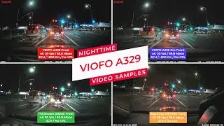 Nighttime Video Samples - VIOFO A329 / VIOFO A229 Pro / Thinkware U3000 / BlackVue DR970X