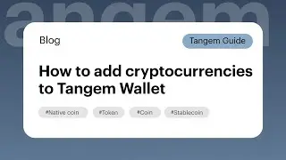 Add Crypto to Your Tangem in Seconds!