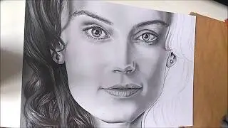 WATCH ME DRAW 27 - Daisy Ridley from Star Wars as Rey
