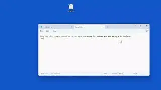 Notepad, the rich text editor.