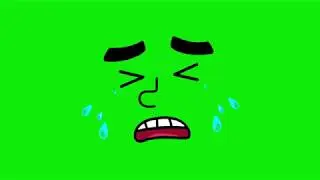 Crying Face Mask In Green Screen | Free Premium Overlay Effects