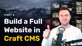 Craft CMS Tutorial - Full Website (Part 4) - Structures, subpages, and general page templates