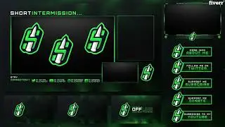 I will design an animated twitch overlay - Graphics for Streamers Services