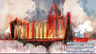 ARCHITECTURE SPEED SKETCH | DIGITAL// №22 | Dana Krystle