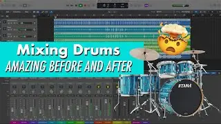 Beautiful Mixed Drums VS Lousy Unmixed DRUMS!