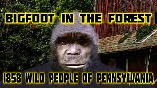 BIGFOOT IN THE FOREST - 1858 WILD PEOPLE OF PENNSYLVANIA