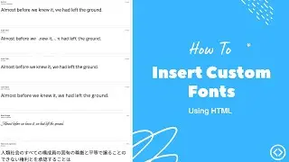 How To Add Custom Fonts To Your HTML Website
