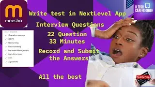 Meesho Test | AI Based | Easy-Medium Questions | 26 Questions | 33 Mins #meesho #test #hiring #job