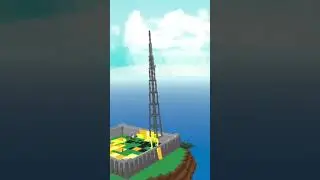 natural disaster survival eiffel tower has fallen in roblox 💀 