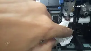 G1000 printer error light turns on alternately
