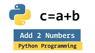 Python program to add two numbers using variables #pythonprogramming #pythonshorts #pythonbasics