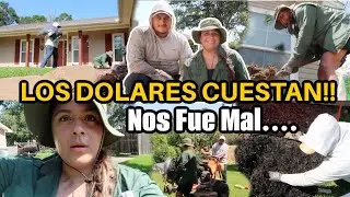 ASÍ nos Ganamos la VIDA EN ESTADOS UNIDOS..... 🇺🇸 NO es Fácil💰Trabajando con Mi esposo en Yardas‼️