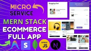 Build a Scalable Microservices Ecommerce App MERN Stack, Next.js, Stripe, MongoDB | Docker & Kafka