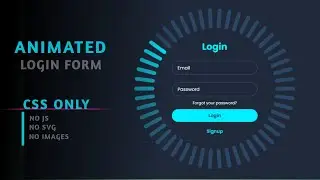 Unbelievable Login Page Animation 🤯 | HTML & CSS Only | Satya Gyan A4