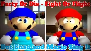 Party Or Die (Fight Or Flight But Enzo and Mario Sing It) FNF Sonic.exe Mod