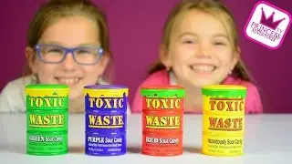 TOXIC WASTE CHALLENGE | Sourest Candy in the world!