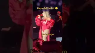 Hadise'nin konserde giydiği kıyafeti görenler bir anlığına mayo sandı...  