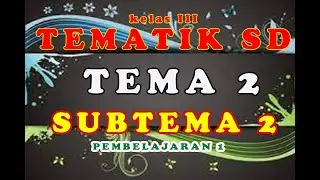 TEMATIK SD KELAS 3 TEMA 2 SUBTEMA 2 PEMBELAJARAN 1